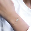  Blue Evil Eye Bracelet 14K - Adina Eden's Jewels