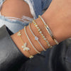  Multi Shape Bezel Tennis Bracelet - Adina Eden's Jewels