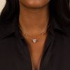  CZ Heart Stone Necklace - Adina Eden's Jewels