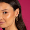  Diamond Multishape Drop Down Stud Earring 14K - Adina Eden's Jewels