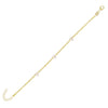 Topaz Yellow / Gold Pastel Heart Tennis Bracelet - Adina Eden's Jewels