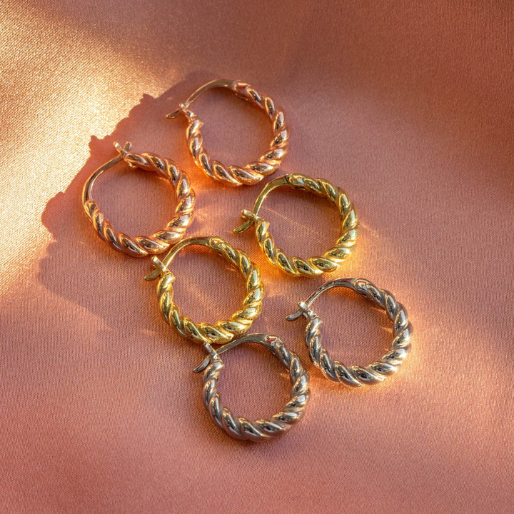  Chunky Spiral Hoop Earring - Adina Eden's Jewels