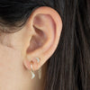  CZ Crescent Earring Combo Set 14K - Adina Eden's Jewels
