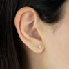  CZ Arrow Stud Earring 14K - Adina Eden's Jewels
