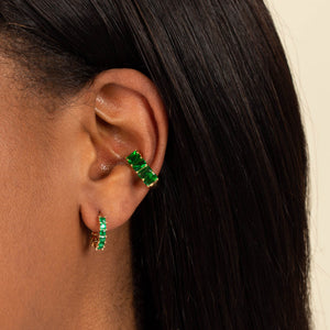  CZ Baguette Ear Cuff - Adina Eden's Jewels