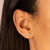  Marquise Diamond Cluster Stud Earring 14K - Adina Eden's Jewels