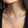  Diamond Evil Eye Necklace 14K - Adina Eden's Jewels