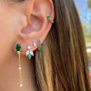 Colored Marquise Cluster Stud Earring - Adina Eden's Jewels