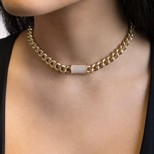 Pavé Clasp Choker - Adina Eden's Jewels