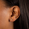 Pavé Evil Eye Threaded Ball Stud Earring - Adina Eden's Jewels