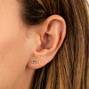  CZ Colored Evil Eye Stud Earring 14K - Adina Eden's Jewels