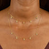  Solid Multi Flower Necklace - Adina Eden's Jewels