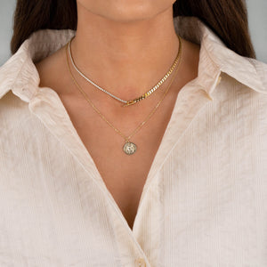  Mini Greek Coin Necklace - Adina Eden's Jewels