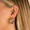  Round Twisted Hoop Earring 14K - Adina Eden's Jewels
