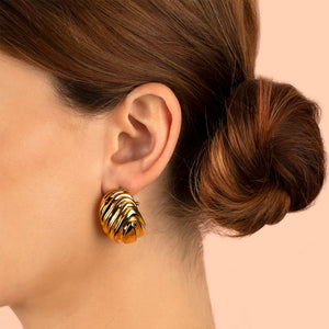  Large Vintage Earring 14K - Adina Eden's Jewels