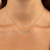  Diamond Shapes Necklace 14K - Adina Eden's Jewels