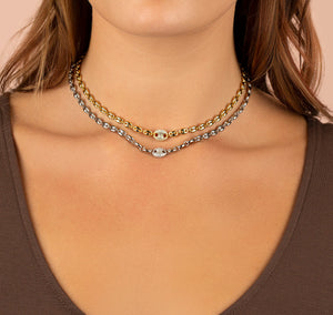  Mariner Link CZ Necklace - Adina Eden's Jewels