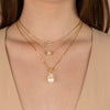  Delicate Pavé Oval Toggle Necklace - Adina Eden's Jewels