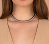  Enamel Box Chain Necklace - Adina Eden's Jewels