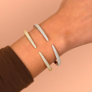  Pavé Claw Bangle - Adina Eden's Jewels