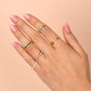 CZ Mariner Link Ring - Adina Eden's Jewels