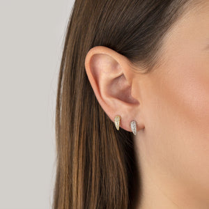  Mini Pavé Tusk Stud Earring - Adina Eden's Jewels