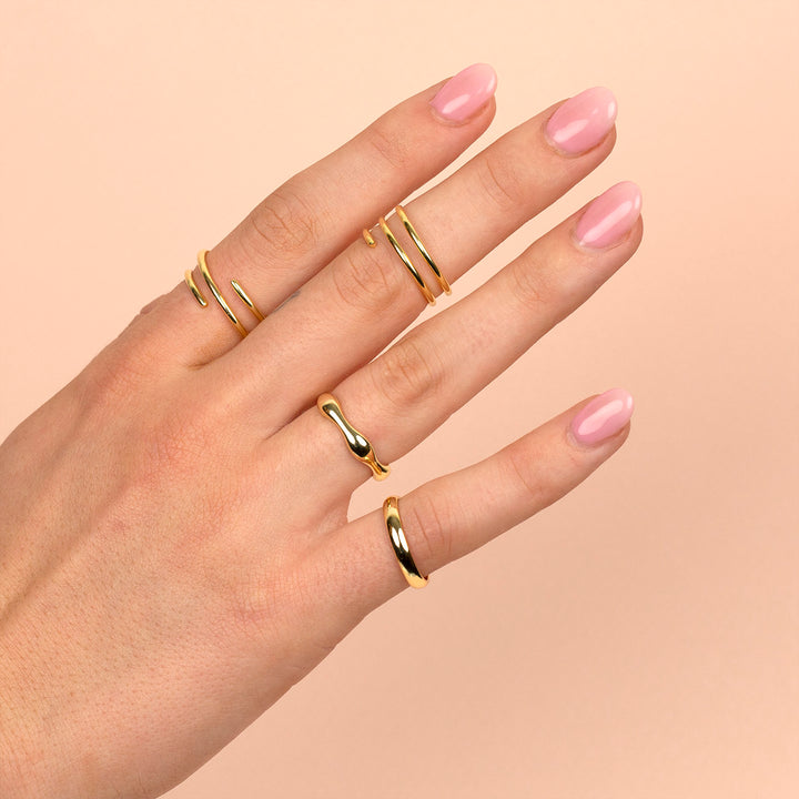 Bamboo Solid Ring - Adina Eden's Jewels