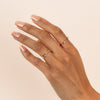  Diamond Thin Rainbow Ring 14K - Adina Eden's Jewels