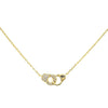 Gold Baby Handcuff Necklace - Adina Eden's Jewels