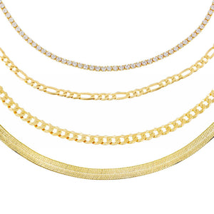 Gold Essential Necklace Combo Set - Adina Eden's Jewels