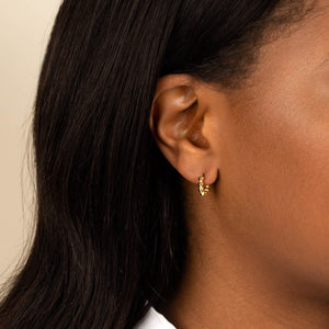  Beaded Huggie Earring - Adina Eden's Jewels