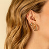  Solid Twisted Hoop Earring - Adina Eden's Jewels