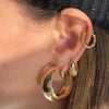  Solid Twisted Rope Hoop Earring - Adina Eden's Jewels