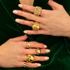  Large Vintage Ring 14K - Adina Eden's Jewels