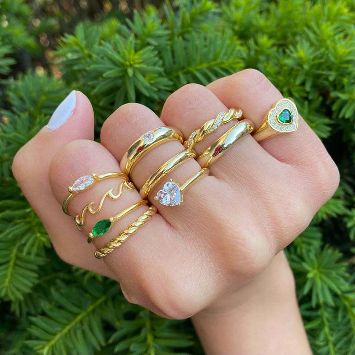  Wavey Ring - Adina Eden's Jewels