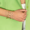  Gemstone Bezel Tennis Bracelet - Adina Eden's Jewels