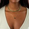  Colored Three Prong Tennis Necklace - Adina Eden's Jewels