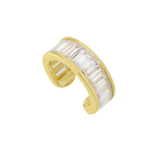 Gold Baguette Ear Cuff - Adina Eden's Jewels