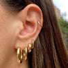  Endless Hoop Earring 14K - Adina Eden's Jewels