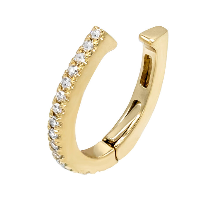14K Gold Diamond Hinge Ear Cuff 14K - Adina Eden's Jewels