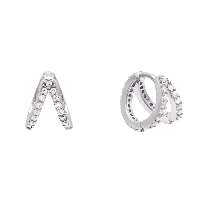 Geometric Huggie Earring - Adina Eden's Jewels