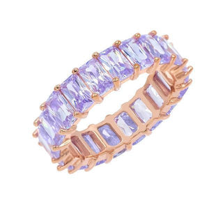Lilac / 9 Pastel Colored Band - Adina Eden's Jewels