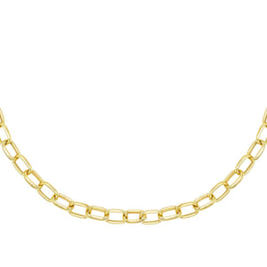 Gold Chunky Chain Link Necklace - Adina Eden's Jewels