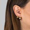  Puffed Braided Hoop Earring - Adina Eden's Jewels
