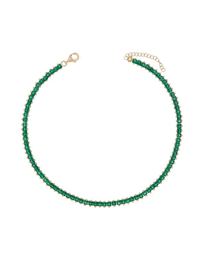  Colored Baguette Choker - Adina Eden's Jewels
