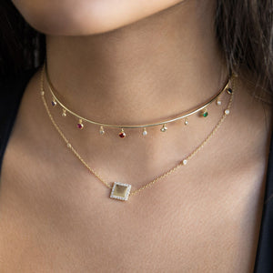  Square Choker - Adina Eden's Jewels