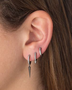 Long Spike Huggie Earring - Adina Eden's Jewels