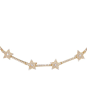 Gold Starz Choker - Adina Eden's Jewels