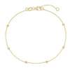 14K Gold Ball Chain Bracelet 14K - Adina Eden's Jewels