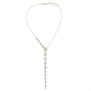  Pave Teardrop Lariat - Adina Eden's Jewels